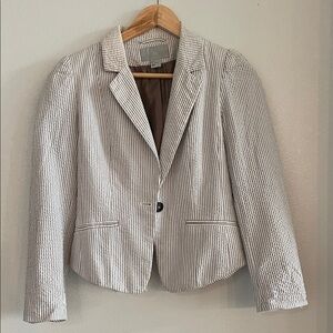 H&M Woman’s Striped Blazer Size 6